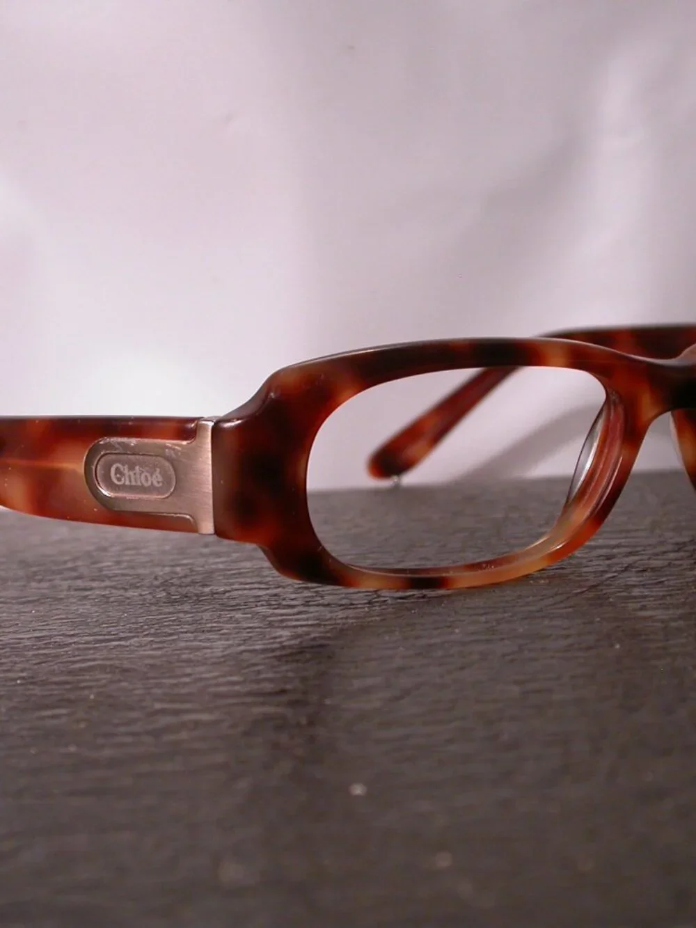Authentic Chloe Blonde Tortoise Gold Round Eyeglasses Made in France